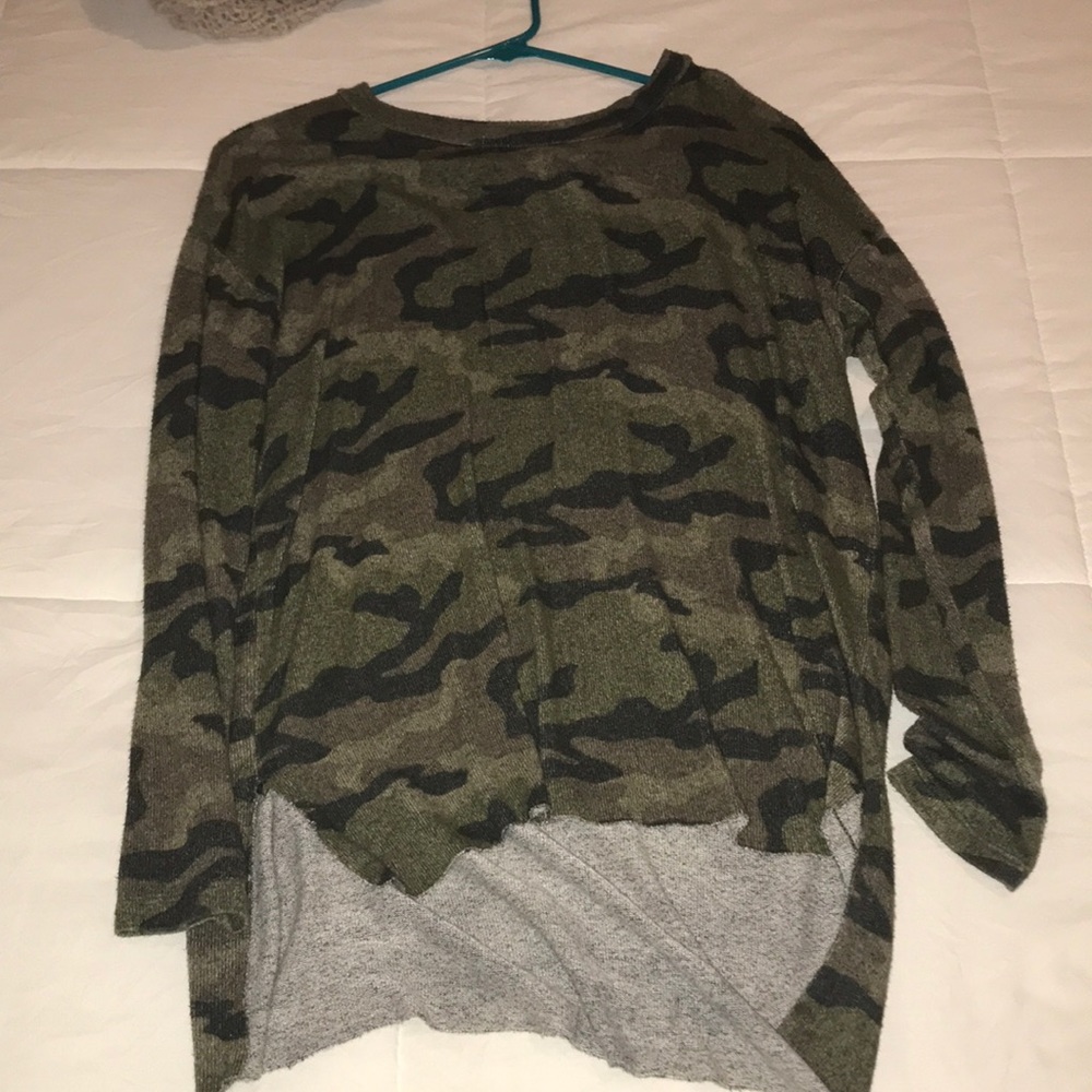 Long sleeve camouflage shirt